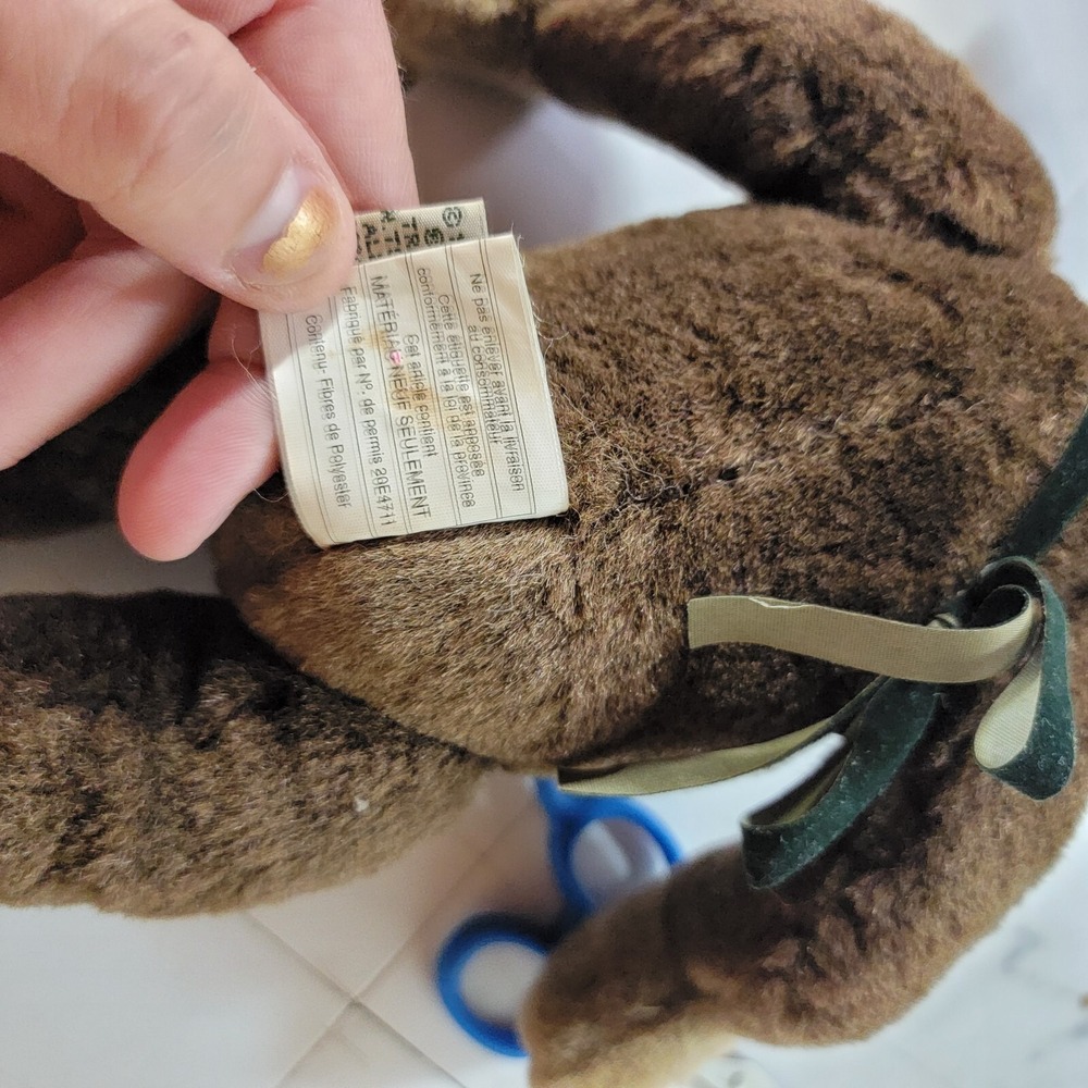 LORRAINE 1998 Rabbit Cottage Collectibles by Ganz ARTIST SIGNED 16" LC Plush - Picture 11 of 12